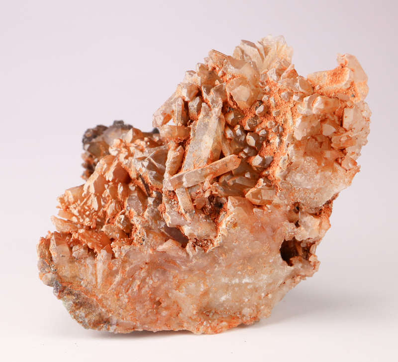 Hematite on Quartz Cluster, Artonvilla Mine, Musina, South Africa