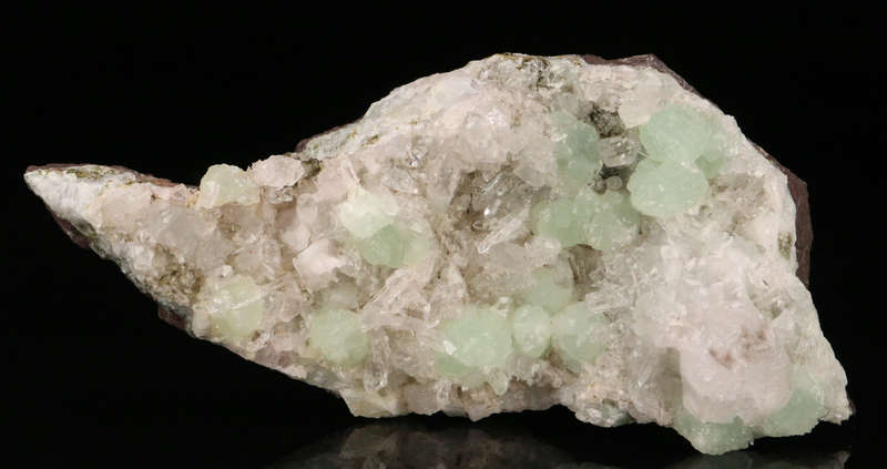Prehnite, Quartz on Matrix, Gobobosebberge Mnt, Namibia