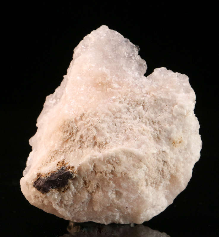 Manganite on Manganoan Calcite, N'Chwaning II, Northern Cape, South Africa