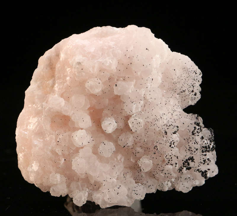 Manganite on Manganoan Calcite, N'Chwaning II, Northern Cape, South Africa