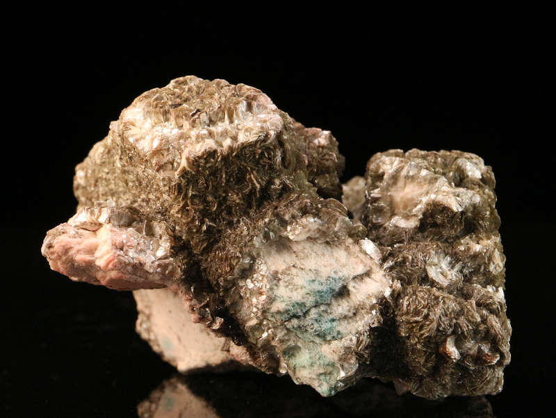 Muscovite on Fluorite, Erongo Mnt, Erongo Region, Namibia.
