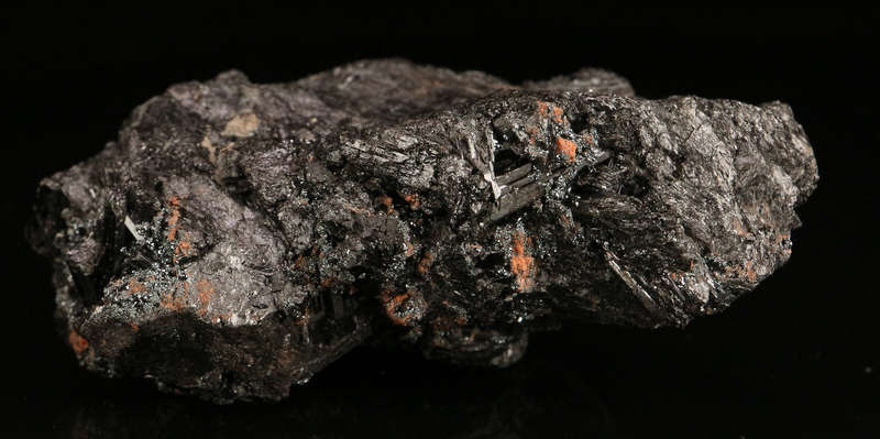 Hematite & Gaudefroyite on Matrix,"N'Chwaning II Mine, Kalahari Manganese Field, Northern Cape, Sout