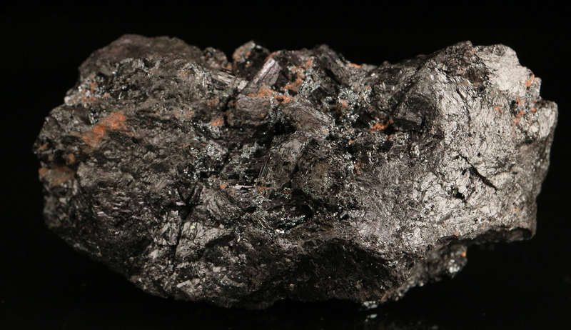 Hematite & Gaudefroyite on Matrix,"N'Chwaning II Mine, Kalahari Manganese Field, Northern Cape, Sout