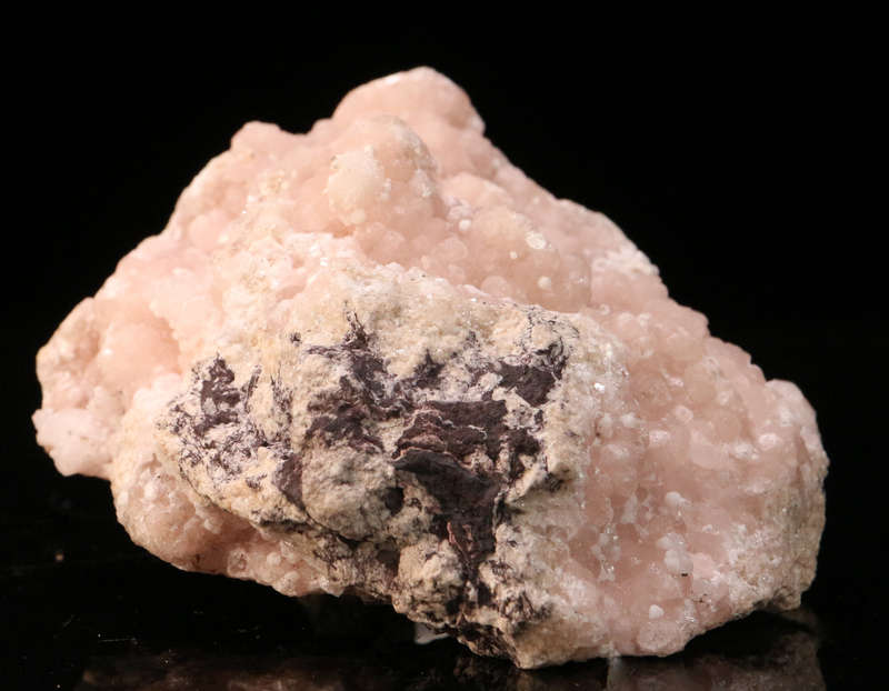 Calcite on Manganoan Calcite Cluster, N'Chwaning II, Northern Cape, South Africa