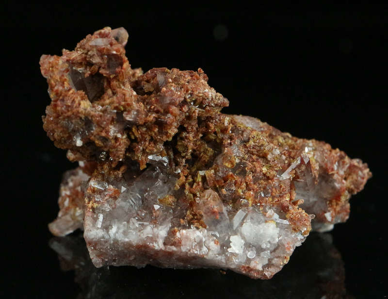 Epidote on Quartz Cluster Floater, Artonvilla Mine, Musina, South Africa