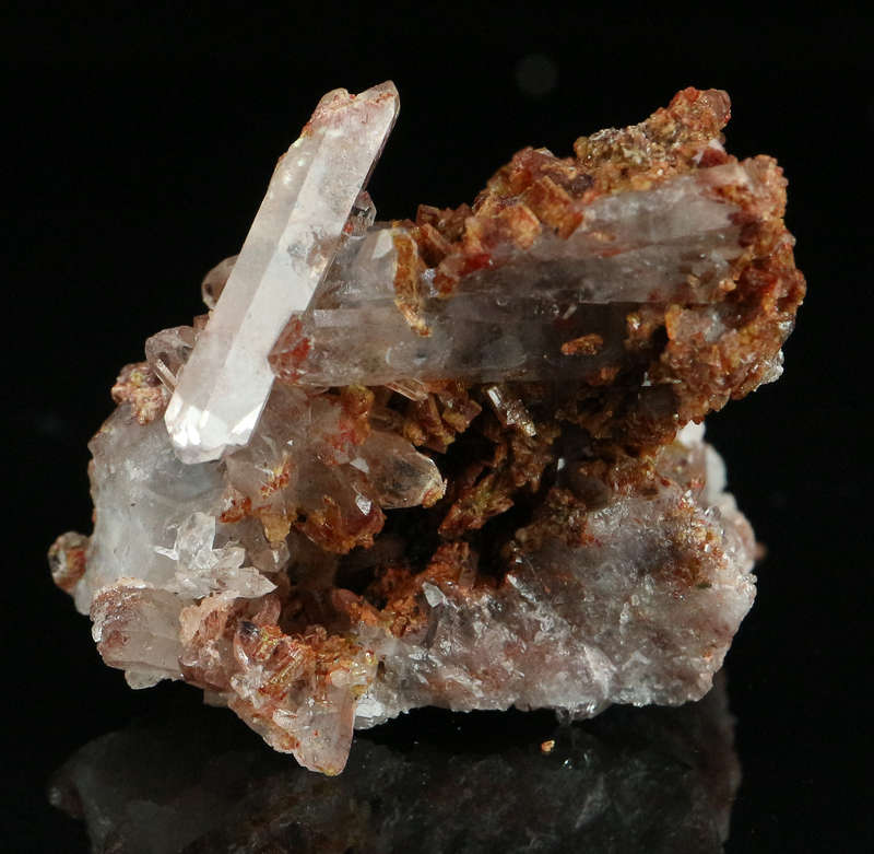 Epidote on Quartz Cluster Floater, Artonvilla Mine, Musina, South Africa