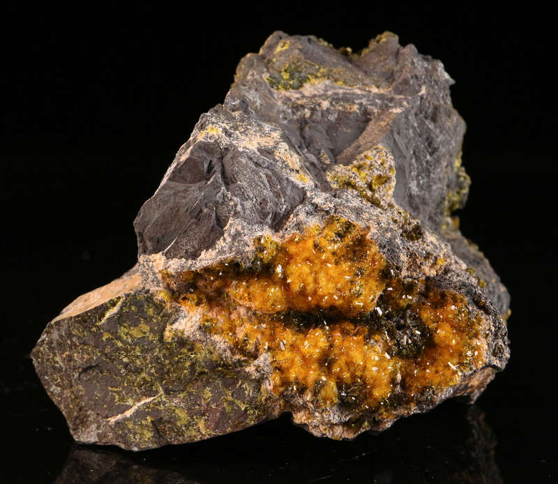 Sturmanite on Matrix, N'Chwaning II, Northern Cape, South Africa