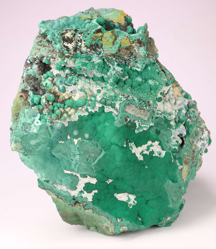 Malachite, Heterogenite, Skorpion Mine, Karas Region, Namibia