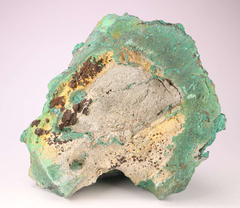 Malachite, Heterogenite, Skorpion Mine, Karas Region, Namibia