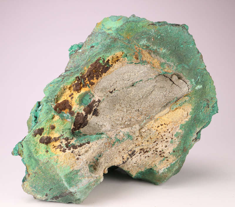 Malachite, Heterogenite, Skorpion Mine, Karas Region, Namibia