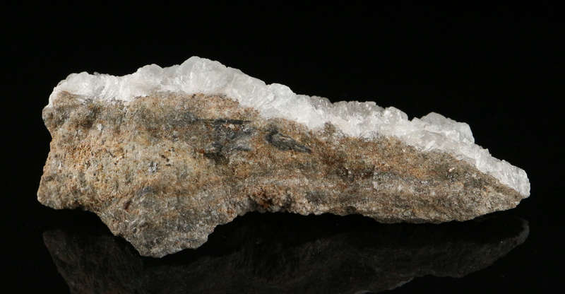 Quartz & Hemimorphite, Skorpion Mine, Karas Region, Namibia