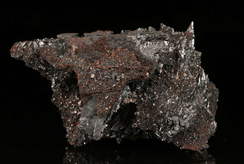 Hematite on Matrix, "N'Chwaning II Mine, Kalahari Manganese Field, Northern Cape, South Africa "