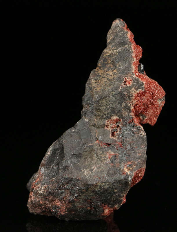 Hausmannite on Andradite,"N'Chwaning II Mine, Kalahari Manganese Field, Northern Cape, South Africa