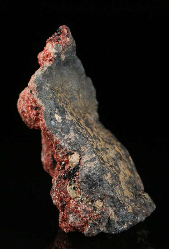 Hausmannite on Andradite,"N'Chwaning II Mine, Kalahari Manganese Field, Northern Cape, South Africa