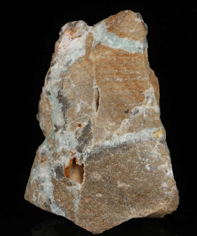 Quartz on Smithsonite, Skorpion Mine, Karas Region, Namibia