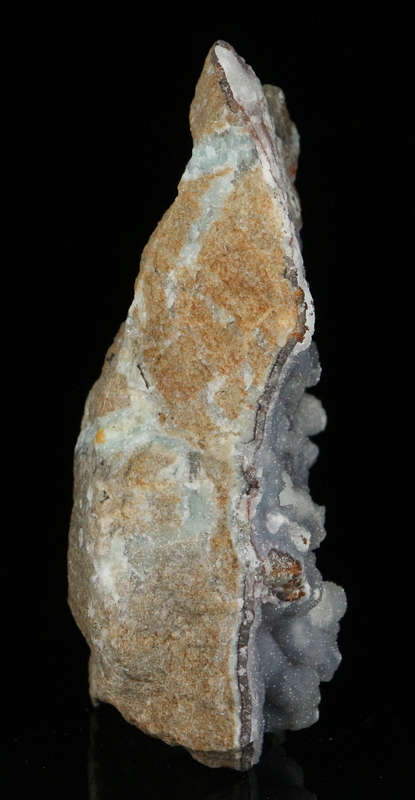 Quartz on Smithsonite, Skorpion Mine, Karas Region, Namibia