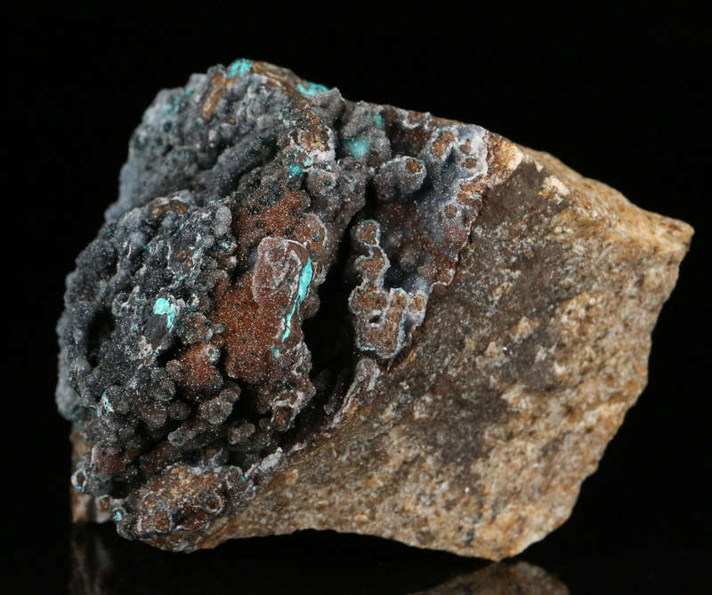 Quartz & Chrysocolla, Skorpion Mine, Karas Region, Namibia