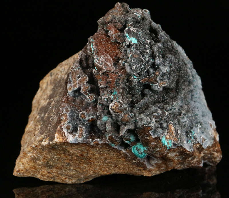 Quartz & Chrysocolla, Skorpion Mine, Karas Region, Namibia
