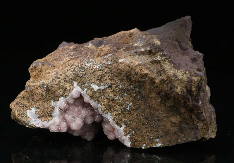 Rhodochrosite on Matrix,"N'Chwaning III Mine, Kalahari Manganese Field, Northern Cape, South Africa