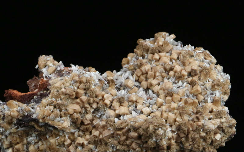 Olmiite, Bultfonteinite on Matrix,"N'Chwaning II Mine, Kalahari Manganese Field, Northern Cape, Sout