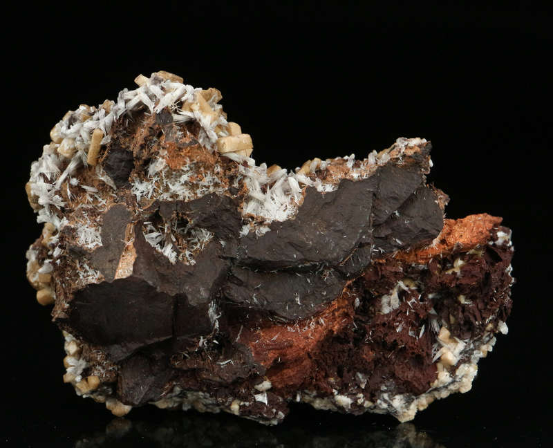 Olmiite, Bultfonteinite on Matrix,"N'Chwaning II Mine, Kalahari Manganese Field, Northern Cape, Sout