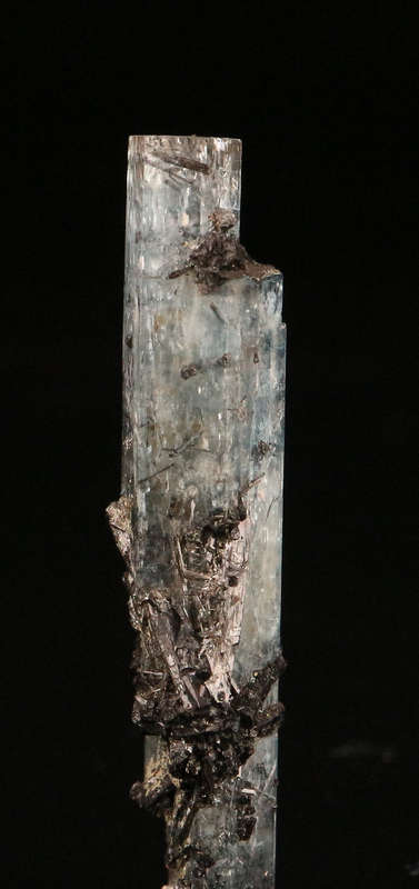 Schorl on Aquamarine, Erongo Mnt Region, Namibia