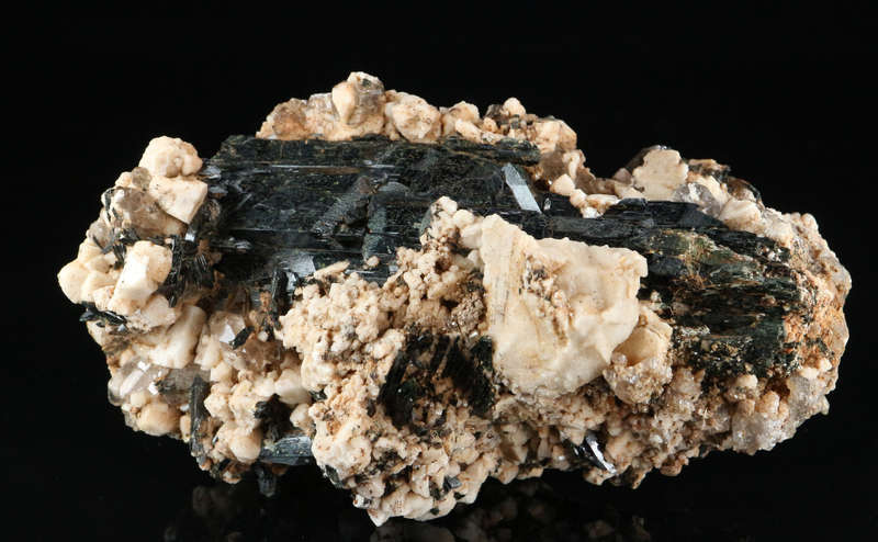 Orthoclase on Aegirine, Mount Malosa, Zomba, Southern Region, Malawi