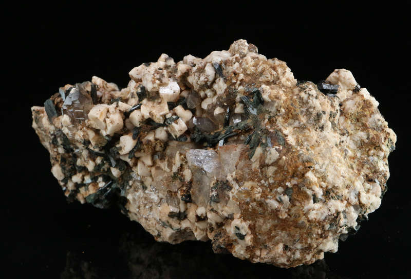Orthoclase on Aegirine, Mount Malosa, Zomba, Southern Region, Malawi