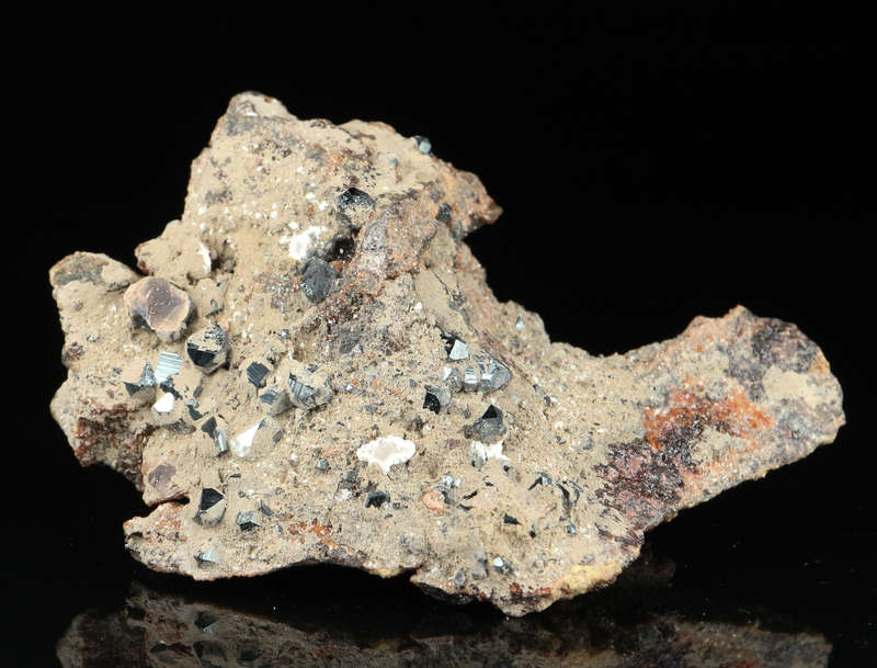 Hematite, Andradite on Matrix,"N'Chwaning II Mine, Kalahari Manganese Field, Northern Cape, South Af