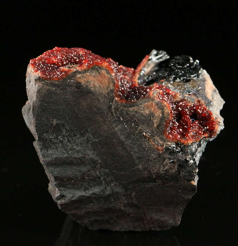Andradite on Matrix, "N'Chwaning II Mine, Kalahari Manganese Field, Northern Cape, South Africa "