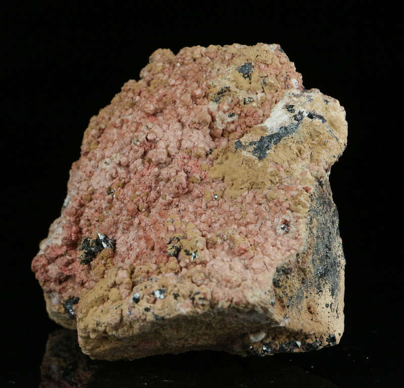 Hausmannite, Andradite on Matrix,"N'Chwaning II Mine, Kalahari Manganese Field, Northern Cape, South