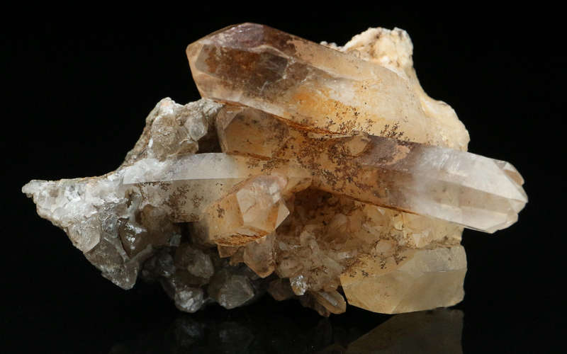 Quartz Cluster on Matrix, Gobobosebberge Mnt, Namibia