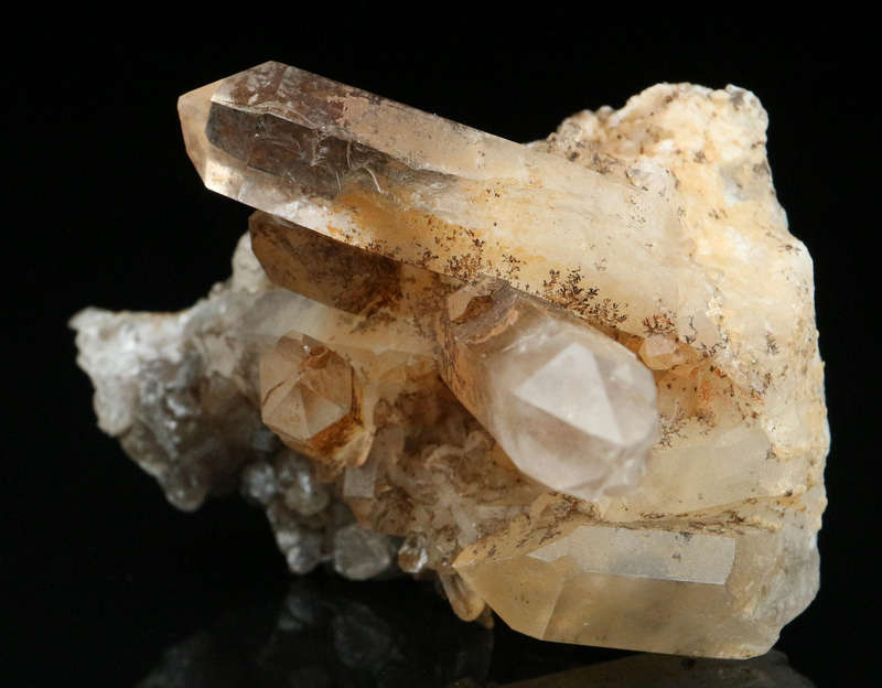 Quartz Cluster on Matrix, Gobobosebberge Mnt, Namibia