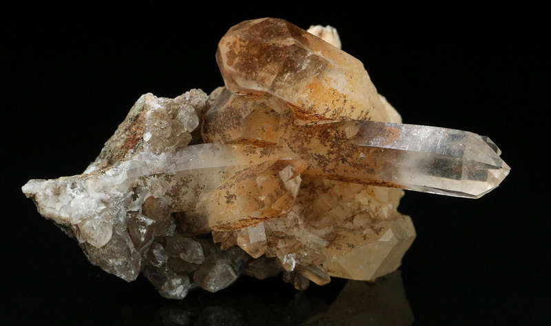 Quartz Cluster on Matrix, Gobobosebberge Mnt, Namibia