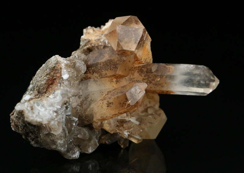Quartz Cluster on Matrix, Gobobosebberge Mnt, Namibia
