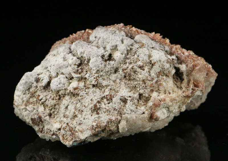 Inesite, Calcite on Matrix,"N'Chwaning II Mine, Kalahari Manganese Field, Northern Cape, South Afric