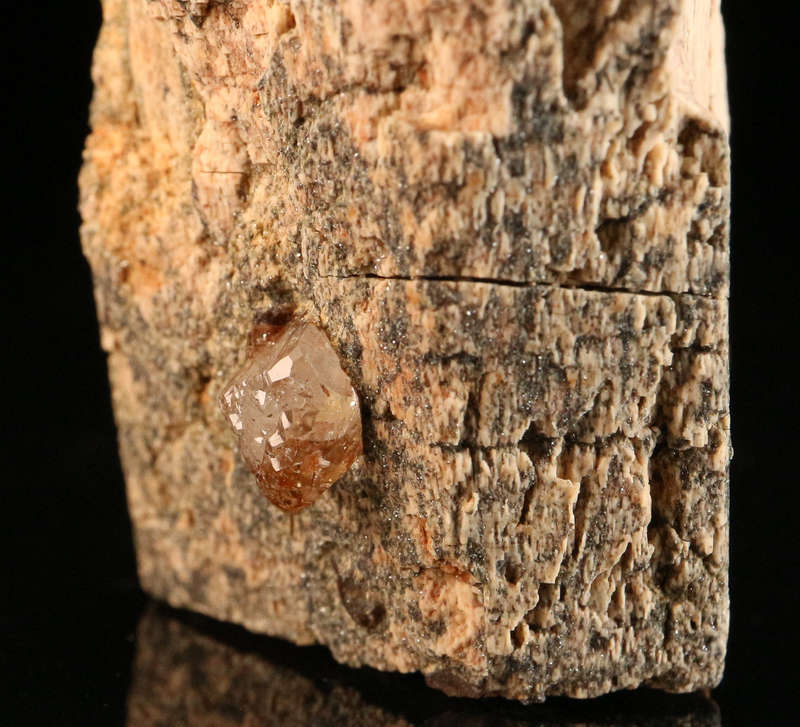 Topaz on Feldspar, Erongo Mnt, Erongo Region, Namibia.