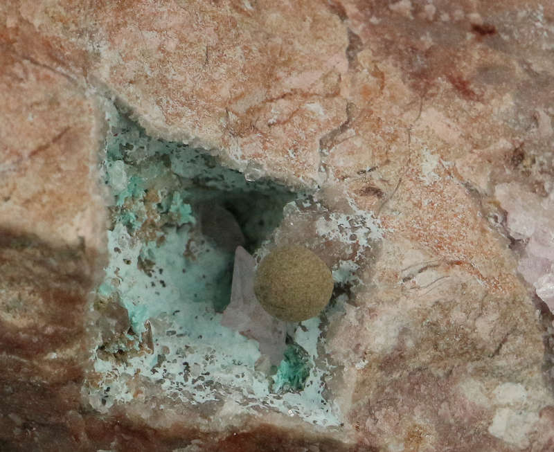 Kolwesite on Matrix, Tenke Fungurume, DR Congo
