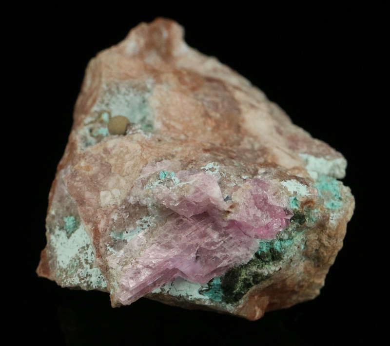 Kolwesite on Matrix, Tenke Fungurume, DR Congo