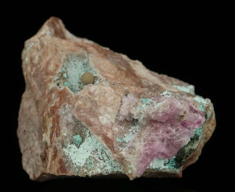 Kolwesite on Matrix, Tenke Fungurume, DR Congo