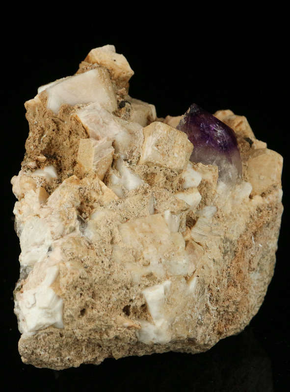 Amethyst Quartz on Matrix, Gobobosebberge Mnt, Namibia