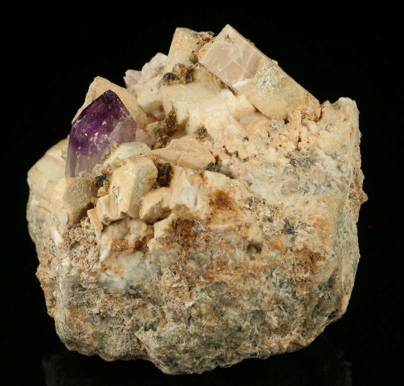 Amethyst Quartz on Matrix, Gobobosebberge Mnt, Namibia