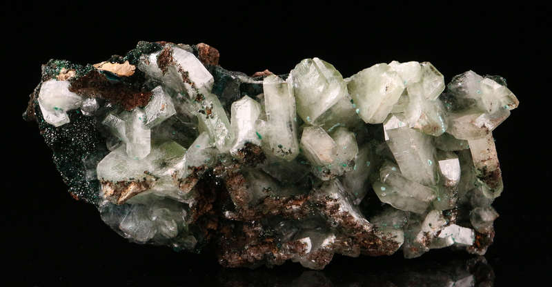 Malachite incl Baryte, Shangulowé Mine, Kambove, Haut-Katanga, DR Congo