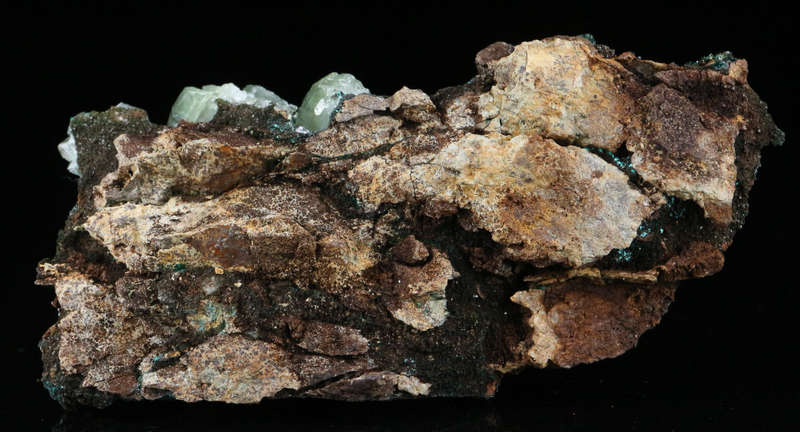 Malachite incl Baryte, Shangulowé Mine, Kambove, Haut-Katanga, DR Congo