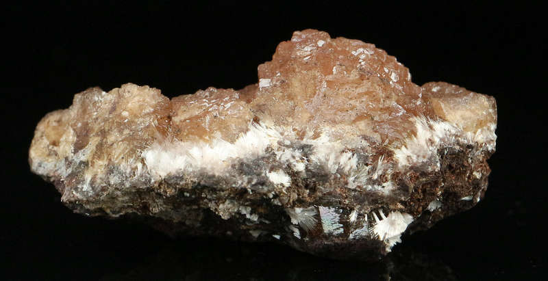 Olmiite, Calcite on Matrix,"N'Chwaning II Mine, Kalahari Manganese Field, Northern Cape, South Afric