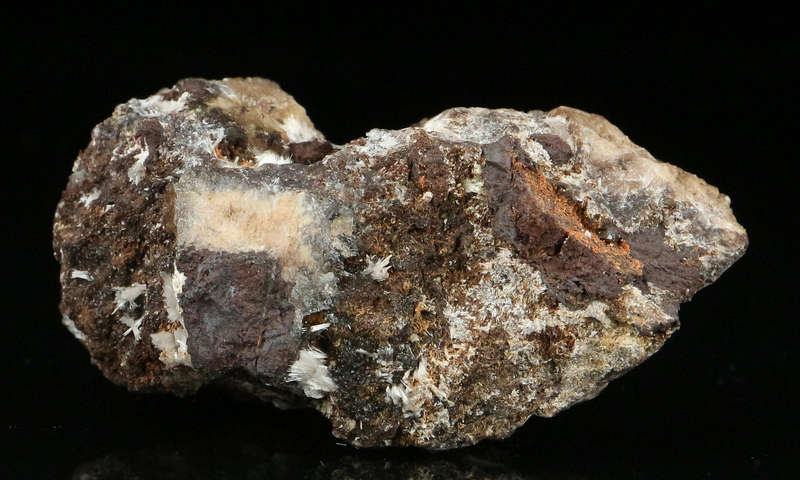Olmiite, Calcite on Matrix,"N'Chwaning II Mine, Kalahari Manganese Field, Northern Cape, South Afric