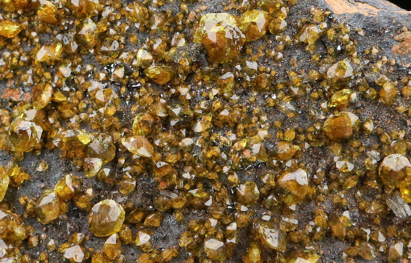 Sturmanite on Matrix, "N'Chwaning II Mine, Kalahari Manganese Field, Northern Cape, South Africa "