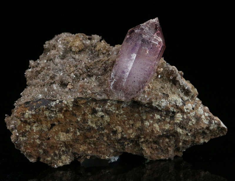 Amethyst Quartz on Matrix, Gobobosebberge Mnt, Namibia