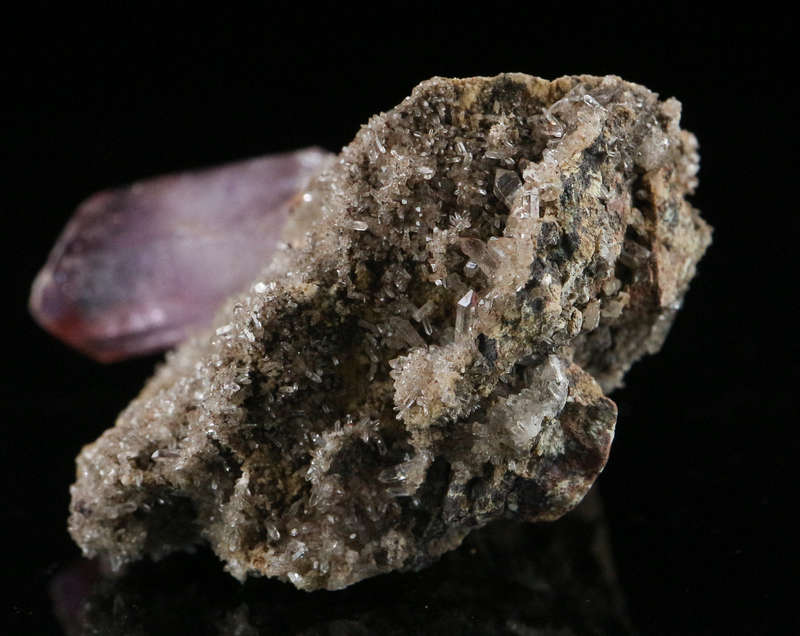 Amethyst Quartz on Matrix, Gobobosebberge Mnt, Namibia