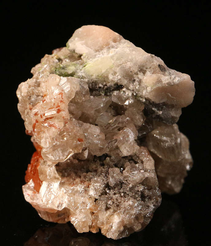 Cerussite on Matrix, Tsumeb Mine, Namibia